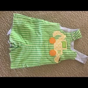 Reversible 9-12 month overalls